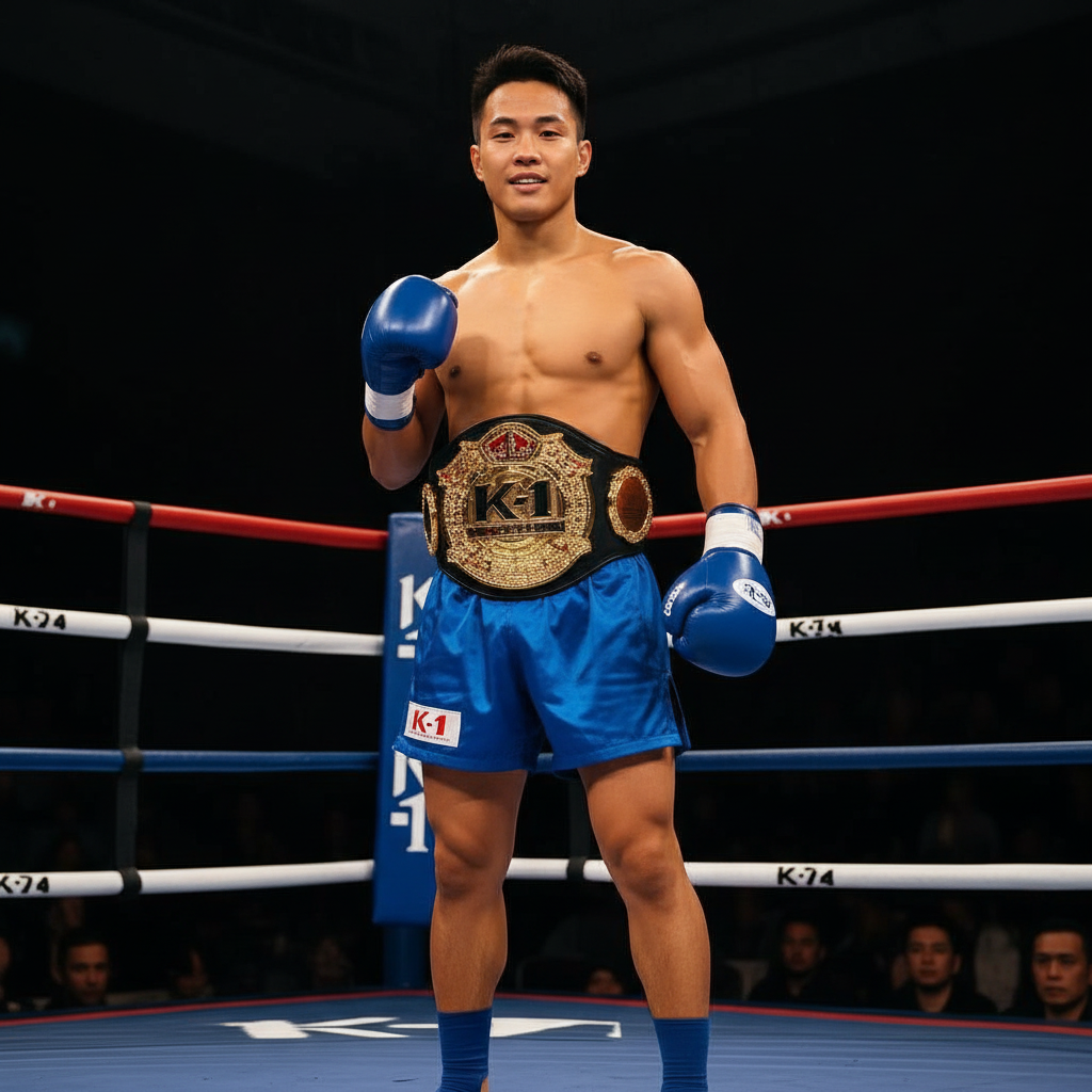 Four medieval knights in armor sword fighting in a courtyard with an audience